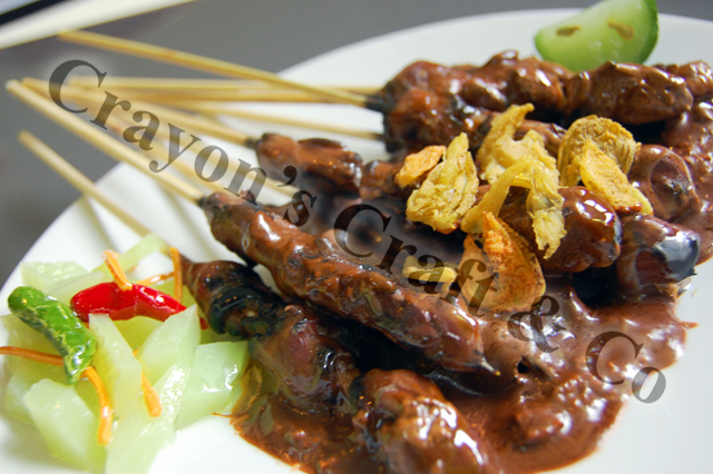 Replika Makanan Sate Ayam